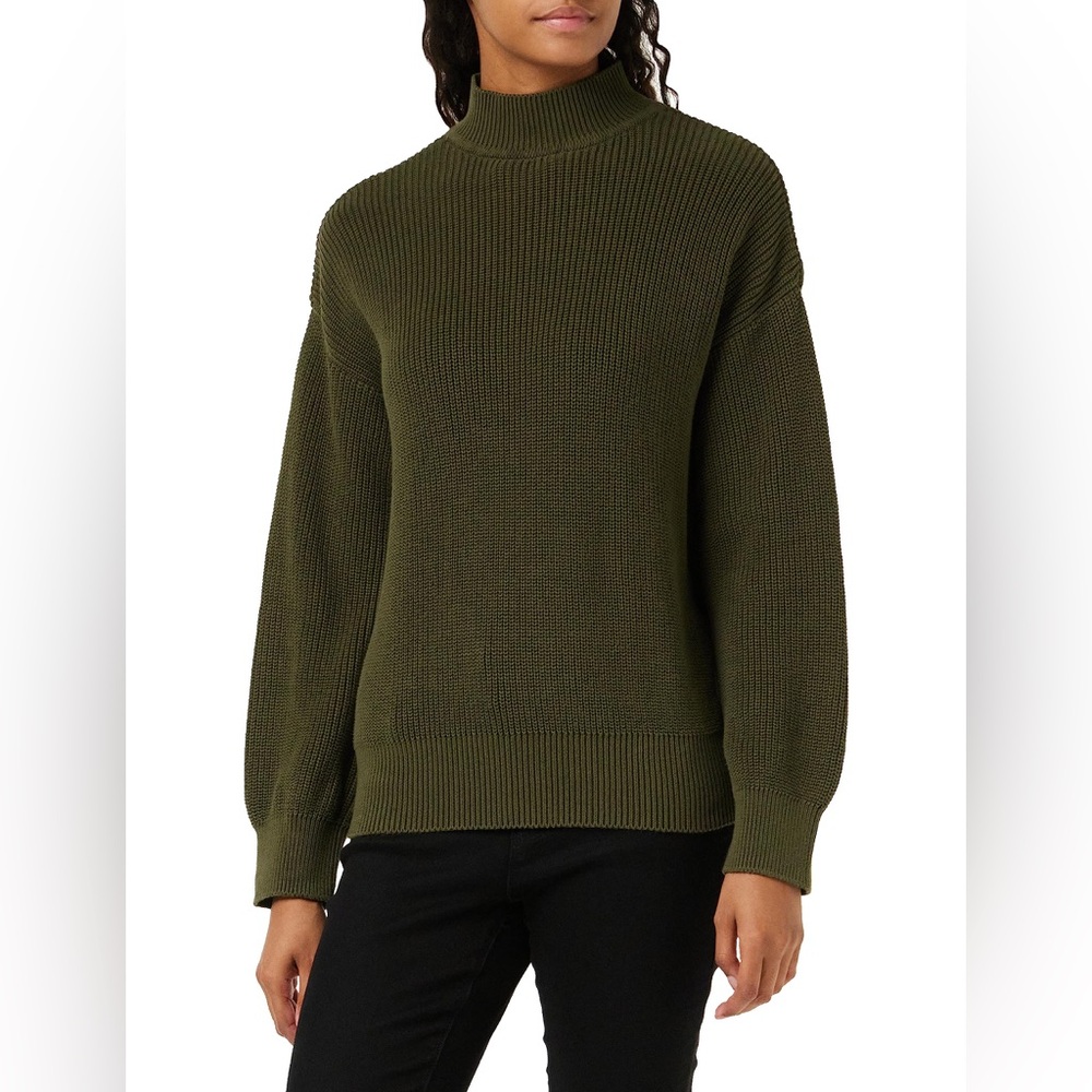 People Tree Women's Cody Cardigan Sweater | Kale | Size Small